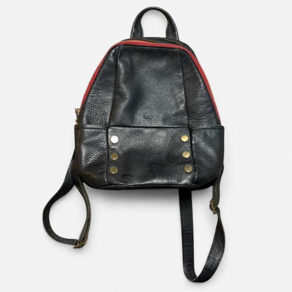 Chic Black and Red Leather  Hammitt Backpack purse